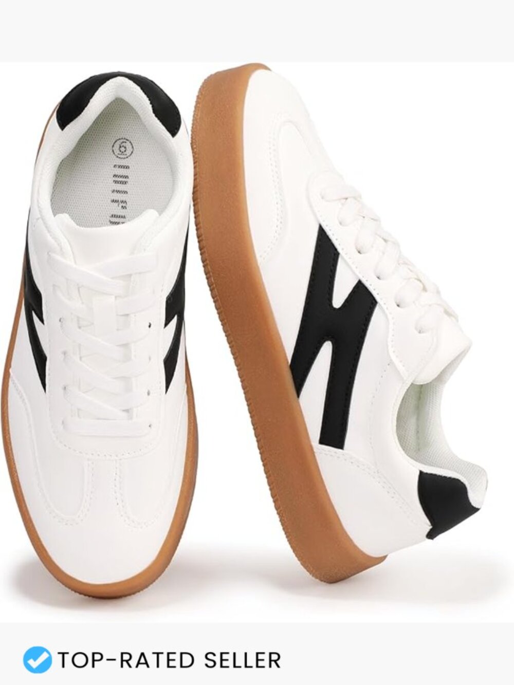 Women's Fashion Sneakers Trendy Lace-Up Casual Shoes Comfortable Walking